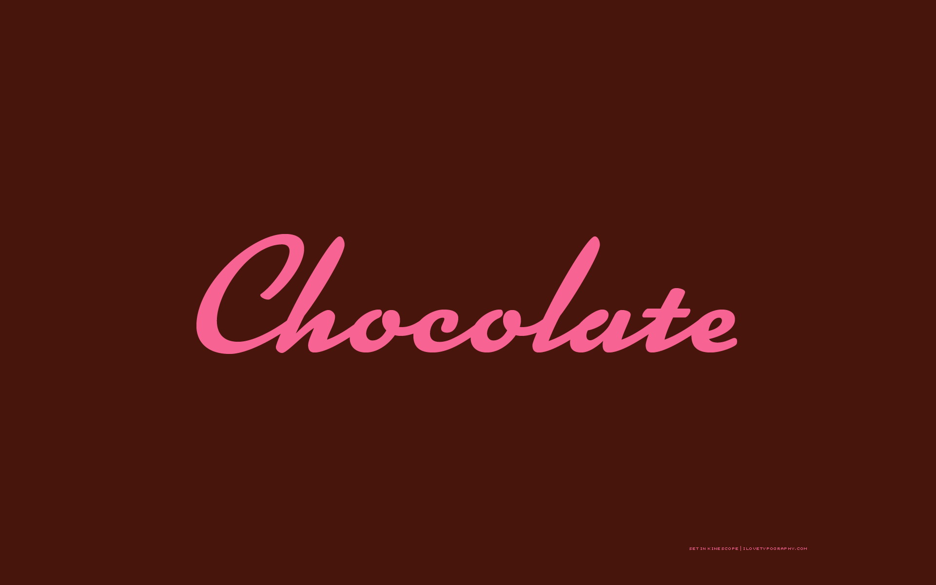I love typography