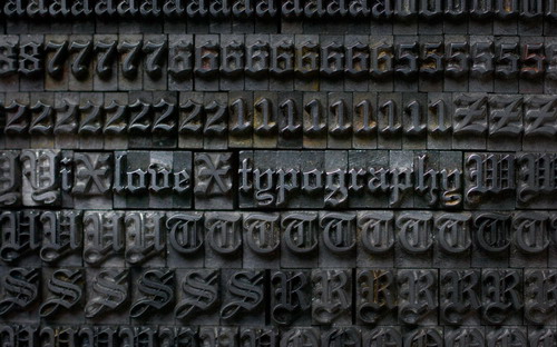 I love typography