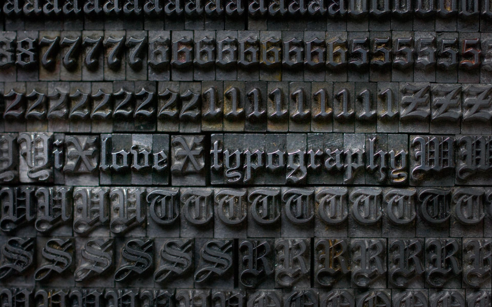 I love typography