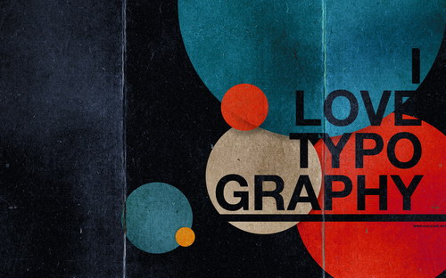 I love typography