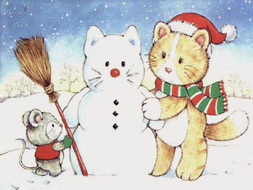 Новогодние обои на рабочий стол